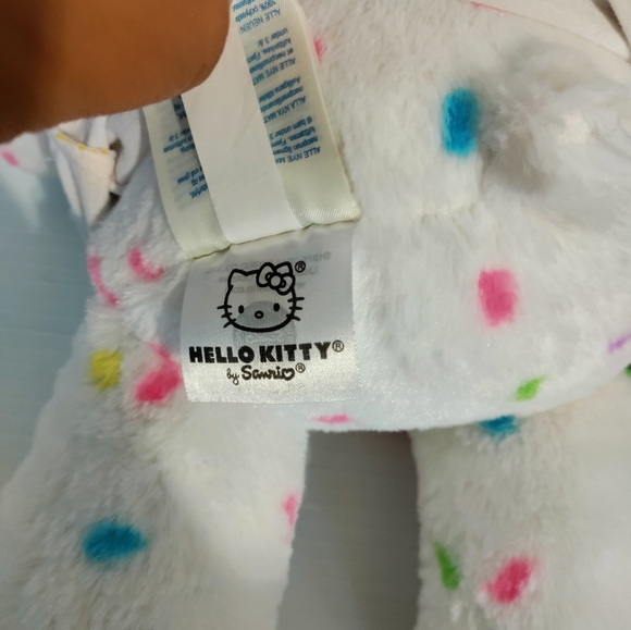 Build A Bear Hello Kitty 40th Anniversary Plush White Confetti Sprinkles - Picture 6 of 12
